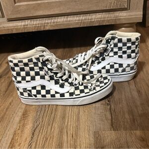 Sk8 Hi Checkered Vans